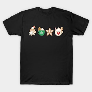 Festive Gingerbread Cookie Shirt T-Shirt